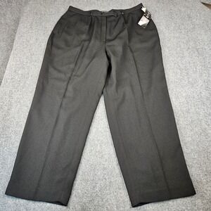 Focus 2000 Woman Black Moss Crepe Dress Pants Plus Size 22W NWT Business Casual